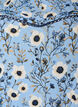 Floral blouse with short sleeves, Blue, Packshot image number 2
