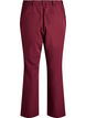 Trousers with pockets and straight legs, Red, Packshot image number 1