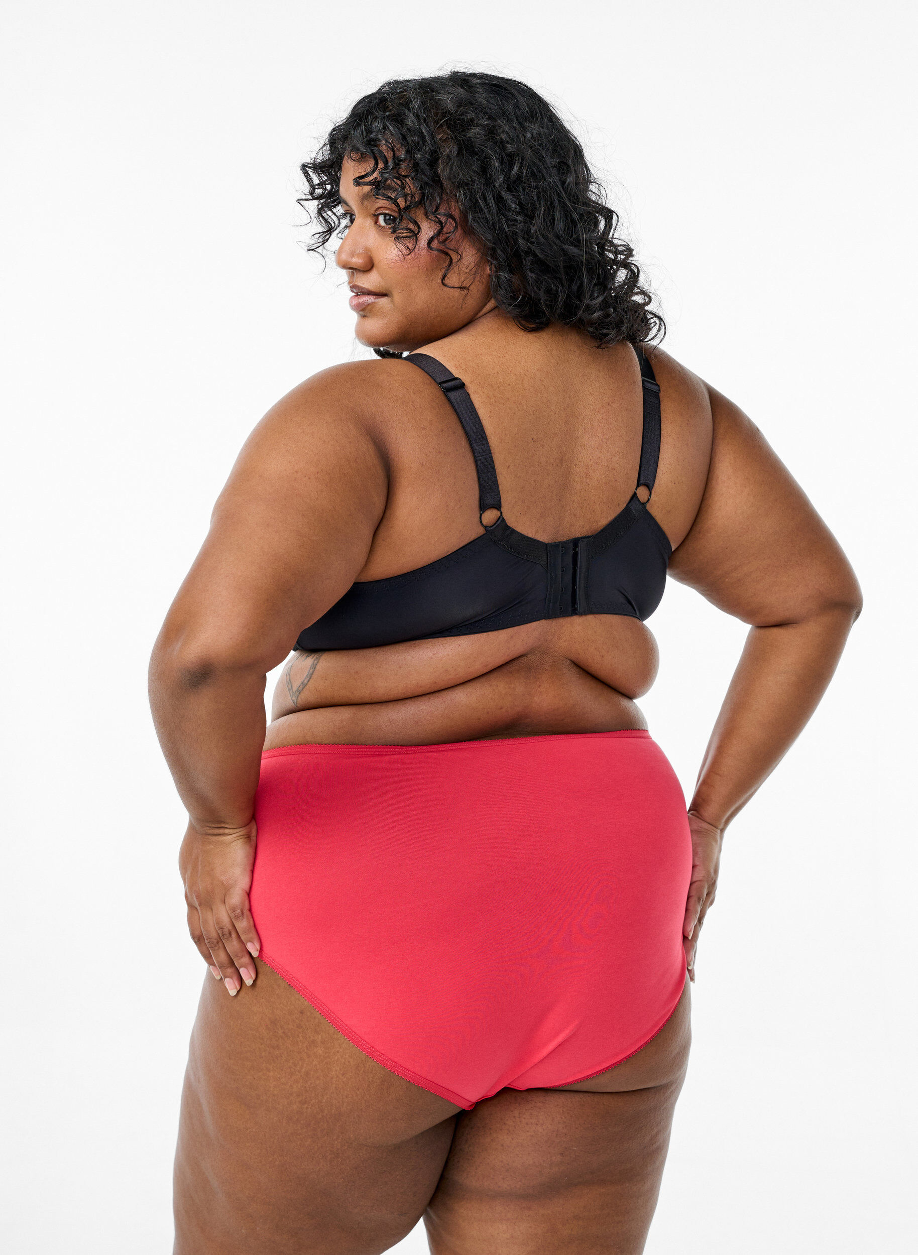 Zizzifashion7-pack of panties with a regular waist, Mixed colours, Model image number 1