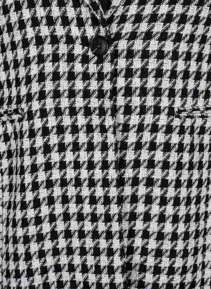 Checkered jacket with button closure, Houndsthooth, Packshot image number 2