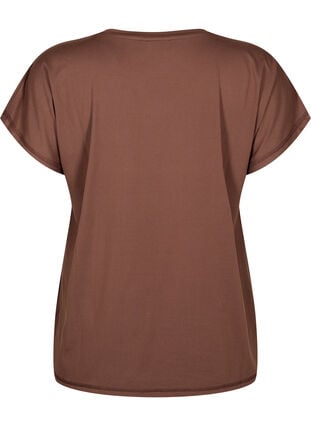 Short-sleeved workout t-shirt, Chocolate Martini, Packshot image number 1