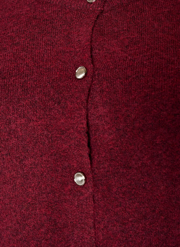 Knit cardigan with short sleeves, Red, Packshot image number 2