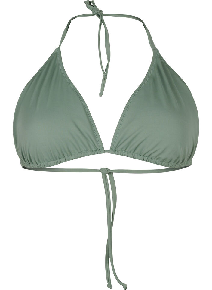 Triangle bikini bra, Green, Packshot image number 0