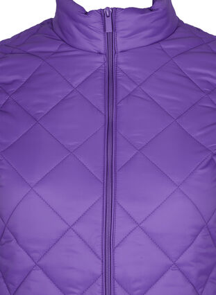 Lightweight quilted jacket with zip and pockets, Ultra Violet, Packshot image number 2