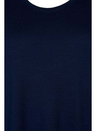 Tunic with long sleeves and button details, Navy Blazer, Packshot image number 2
