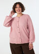 Cardigan in a soft knit with gold-coloured buttons, Red, Model image number 0