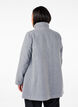 Short A-line coat, Light Grey Melange, Model image number 1