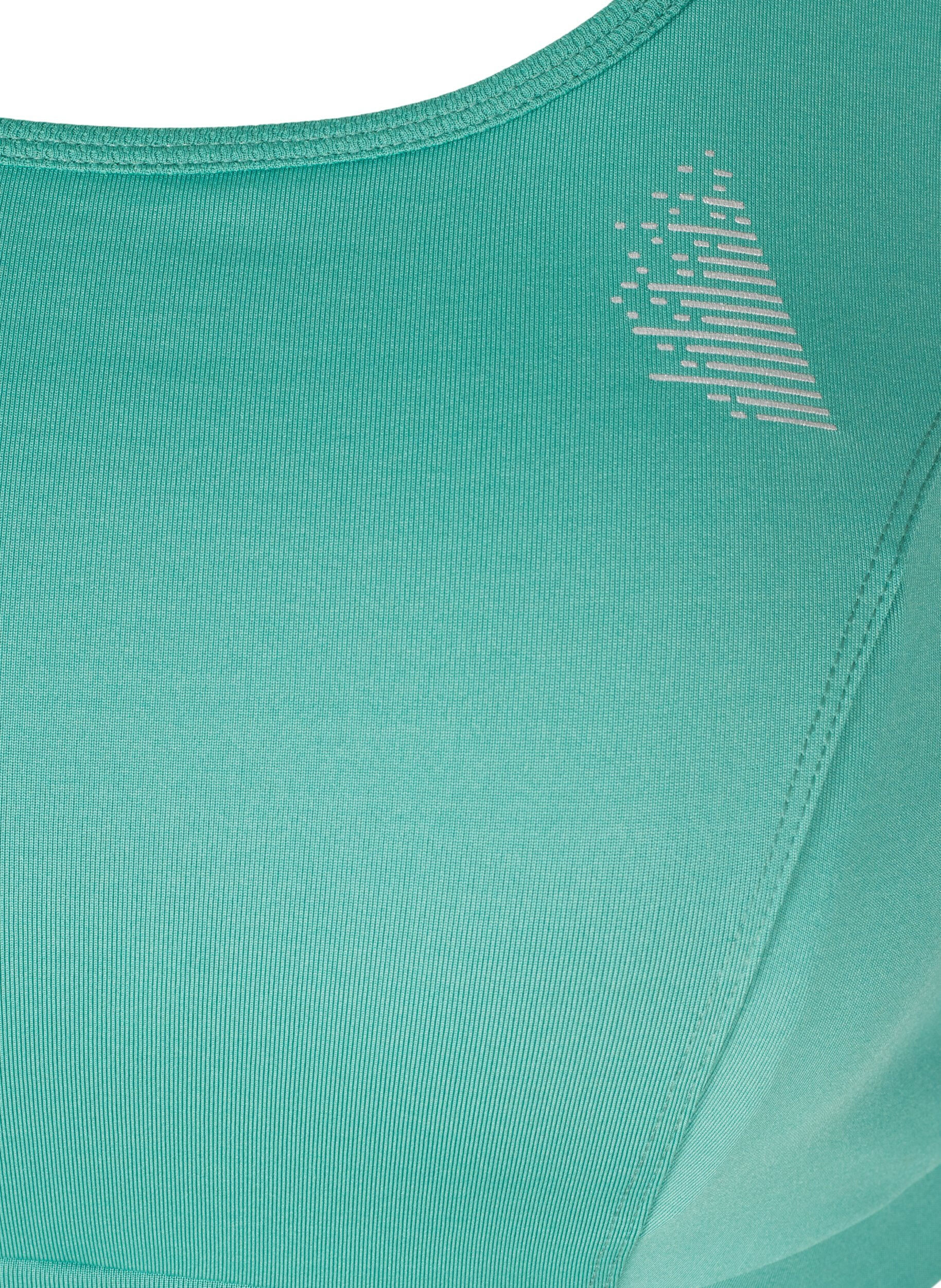 Zizzifashion Sports top with a decorative details on the back, Deep Sea, Packshot image number 2