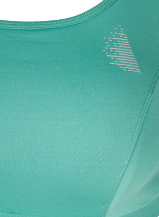 Sports top with a decorative details on the back, Deep Sea, Packshot image number 2