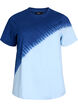 Dip-dye T-shirt in organic cotton, Blue, Packshot image number 0