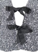 Sequin blouse with tie details, Silver, Packshot image number 2