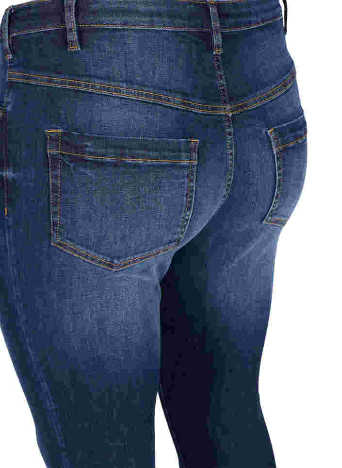 Super slim Amy jeans with high waist, Dark blue, Packshot image number 3