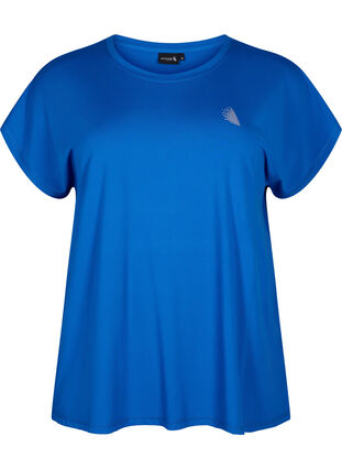Short-sleeved training t-shirt, Princess Blue, Packshot image number 0
