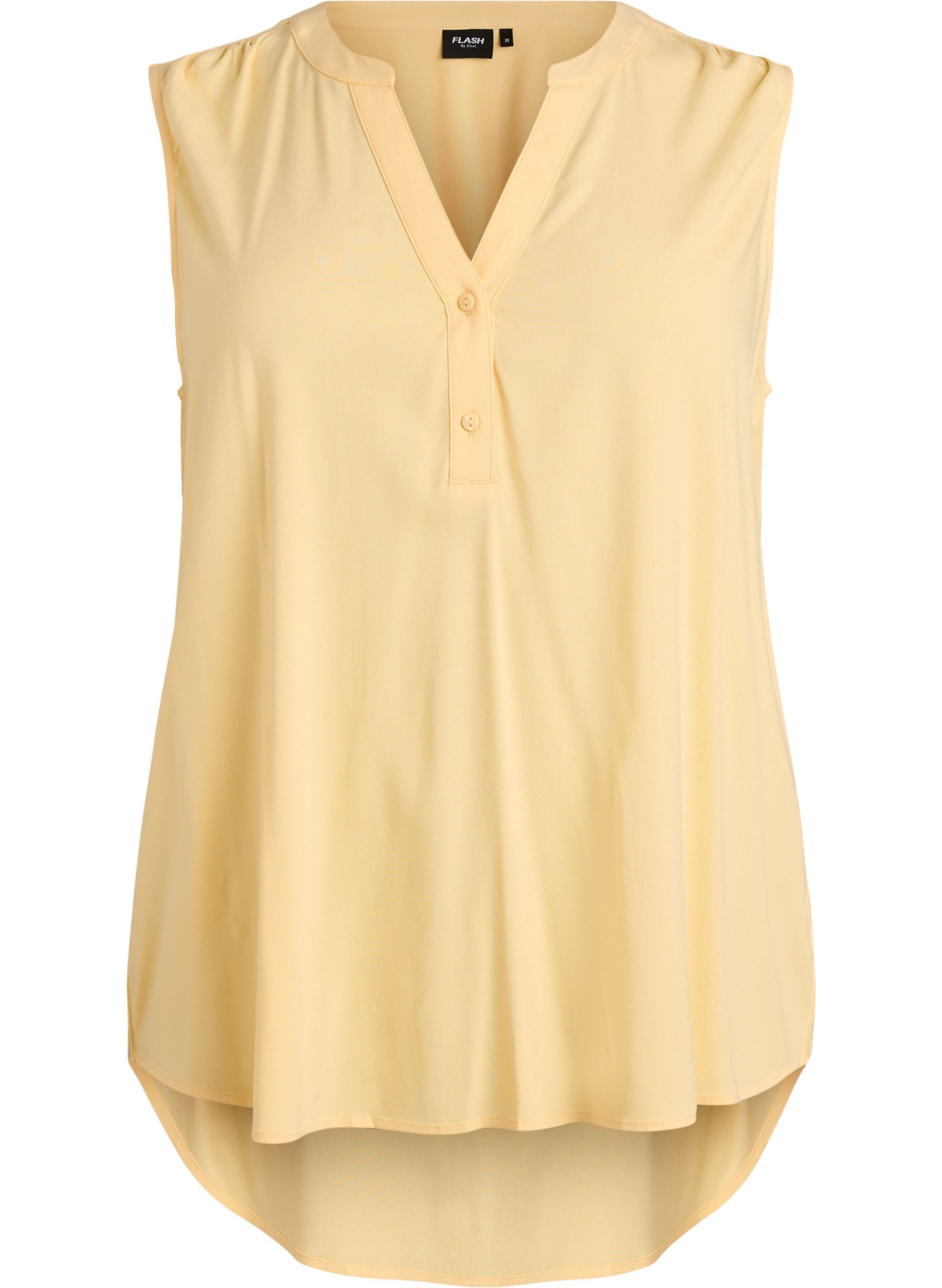 FLASH - Sleeveless viscose blouse
