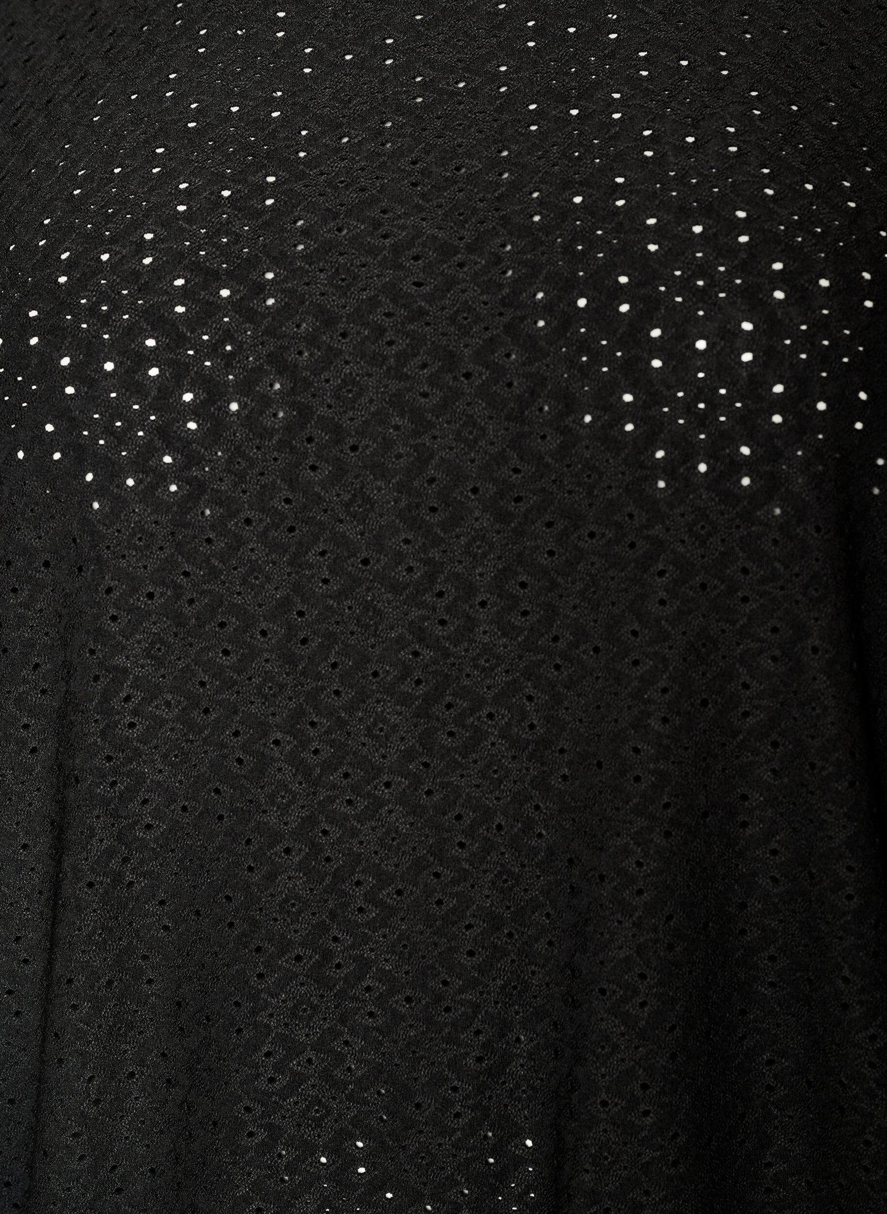 ZizzifashionBlouse with eyelet embroidery and balloon-effect, Black, Packshot image number 2
