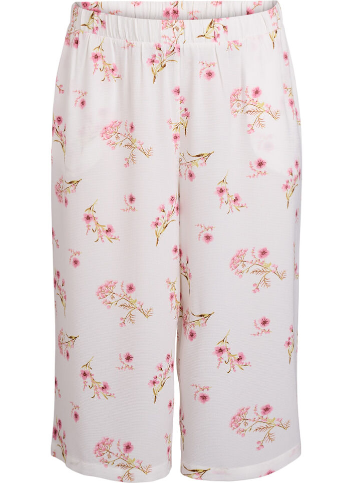 Culotte trousers with print, , Packshot image number 0