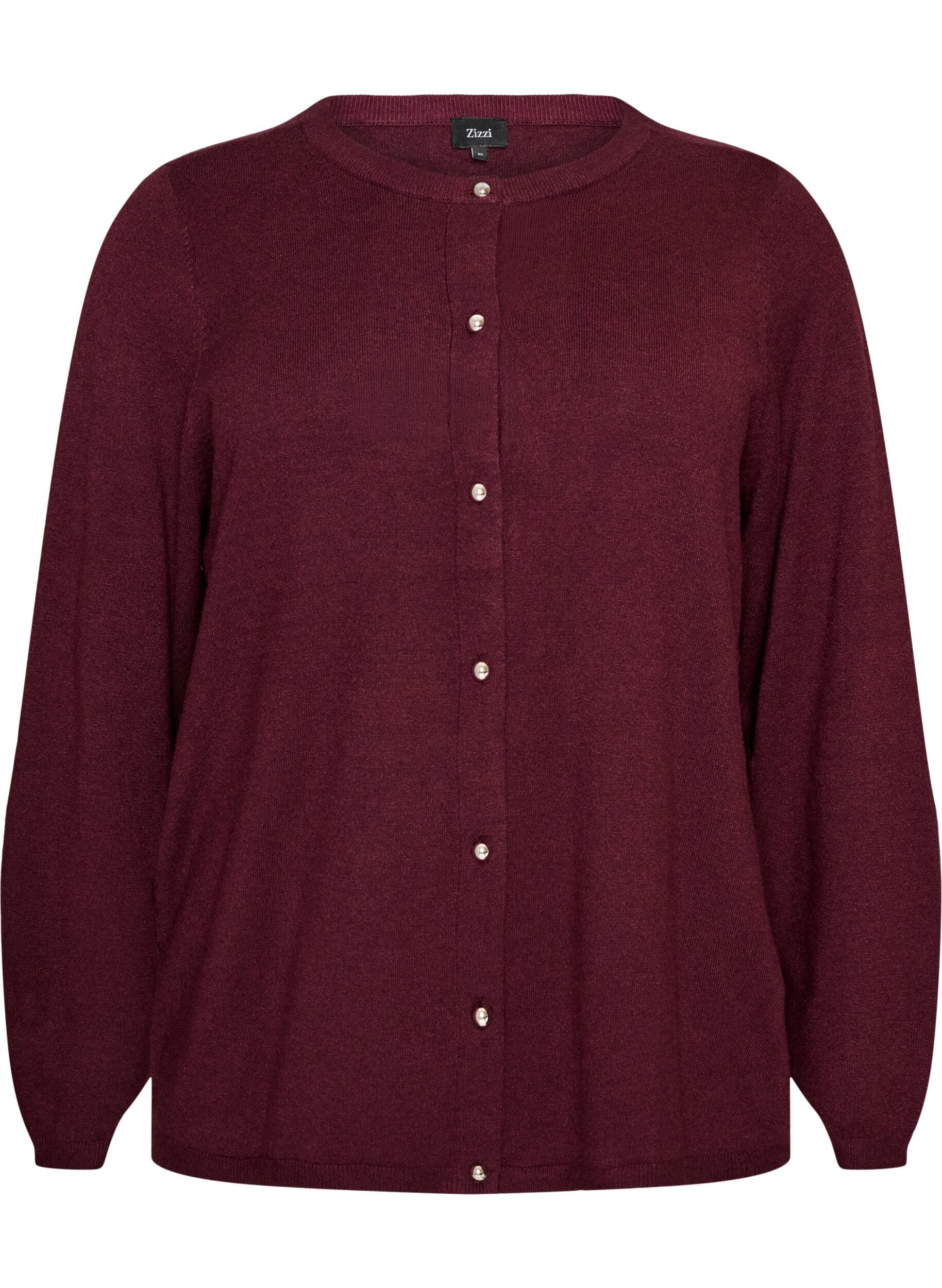 Cardigan with round buttons