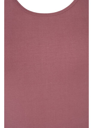 Solid colour basic top, Rose Taupe, Packshot image number 2