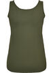 Solid color basic top in cotton, Green, Packshot image number 1