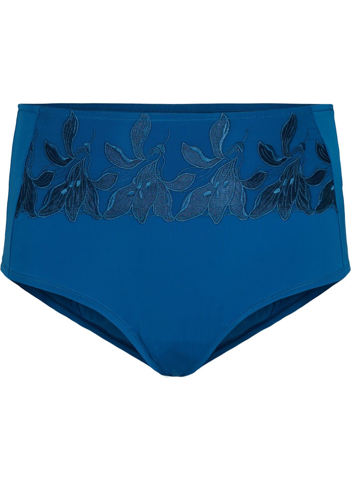 Hipster with regular waist and lace, Sailor Blue, Packshot image number 0