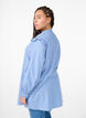 Striped tunic with ruffle details, Princess Blue W. St., Model image number 1