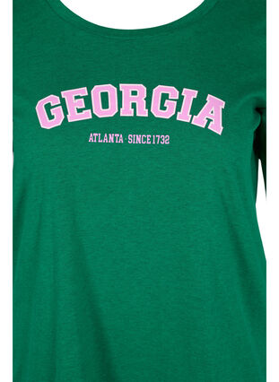 Cotton t-shirt with print, Jolly Green Georgia, Packshot image number 2