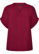 Loose blouse with short sleeves, Red, Packshot image number 0