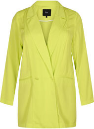Half-length blazer with buttons, Evening Primrose, Packshot