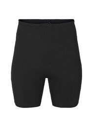 Light shapewear shorts with high-rise waist, Black, Packshot
