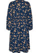Midi dress with smock and decorative buttons, Blue, Packshot image number 1