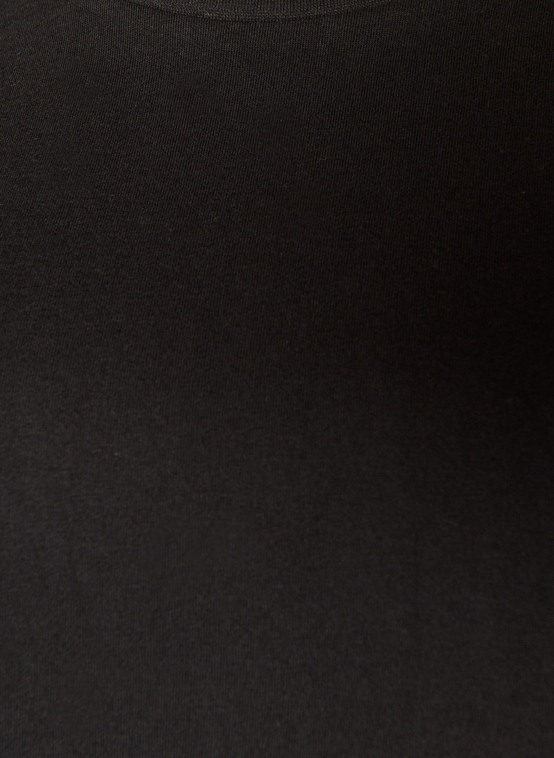 ZizzifashionBasic t-shirt with long sleeves, Black, Packshot image number 2