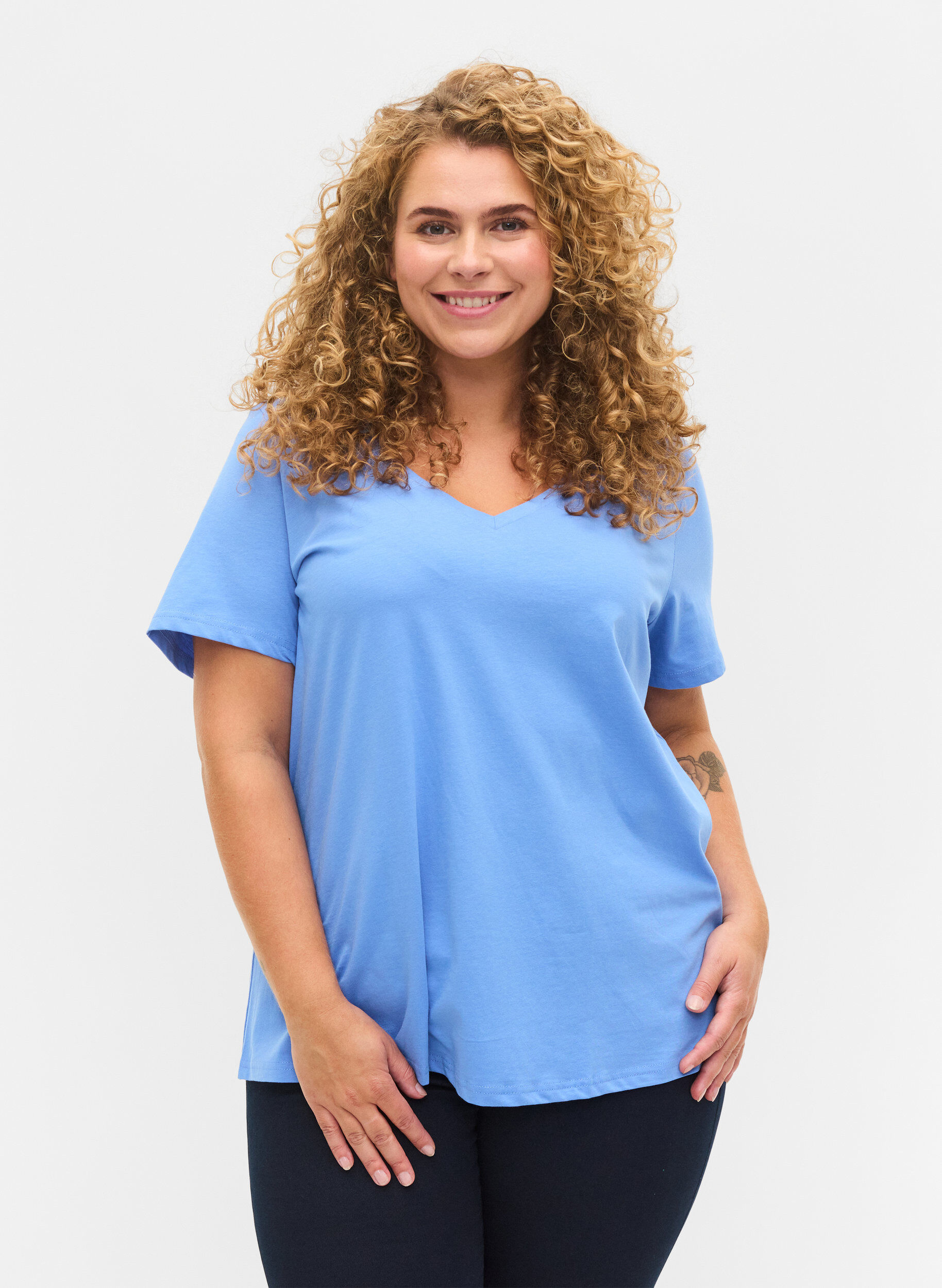 Women's Plus size Basic T-shirts 