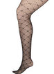 Patterned tights in 20 denier, Black, Packshot image number 0
