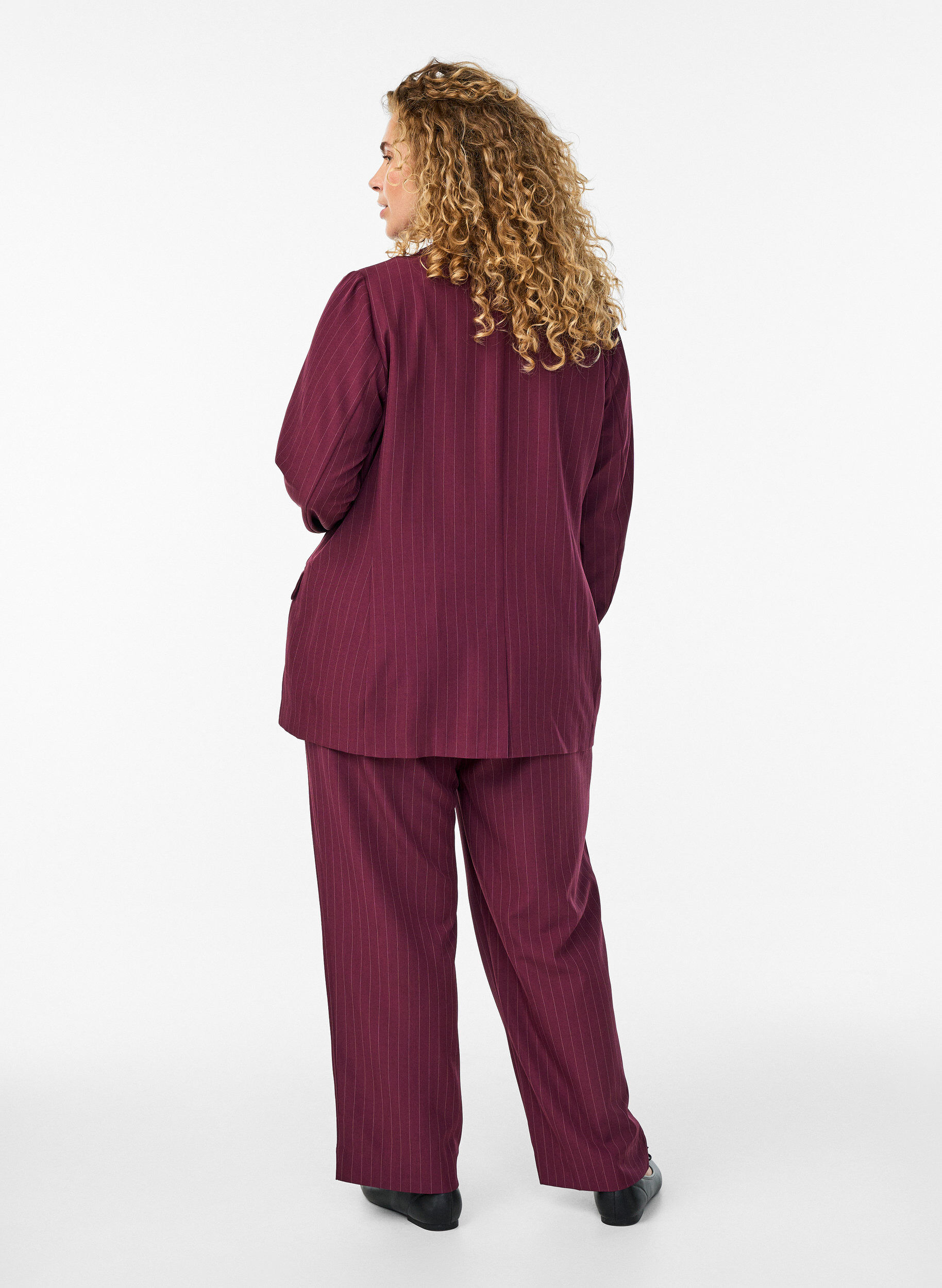 ZizzifashionLoose trousers with pockets, Red, Model image number 1