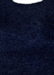 Knitted blouse with glitter thread, Blue, Packshot image number 2