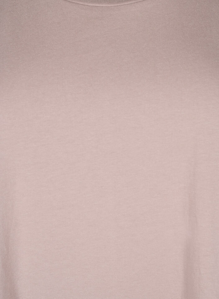 Short sleeve cotton blend T-shirt, Red, Packshot image number 2