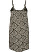 Knee-length strap dress in organic cotton, Black, Packshot image number 1