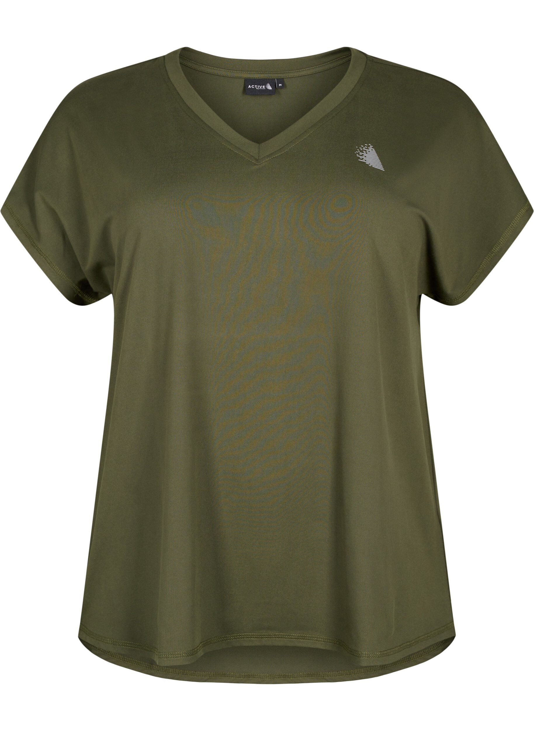 Zizzifashion Training t-shirt with v-neck, Forest Night, Packshot image number 0