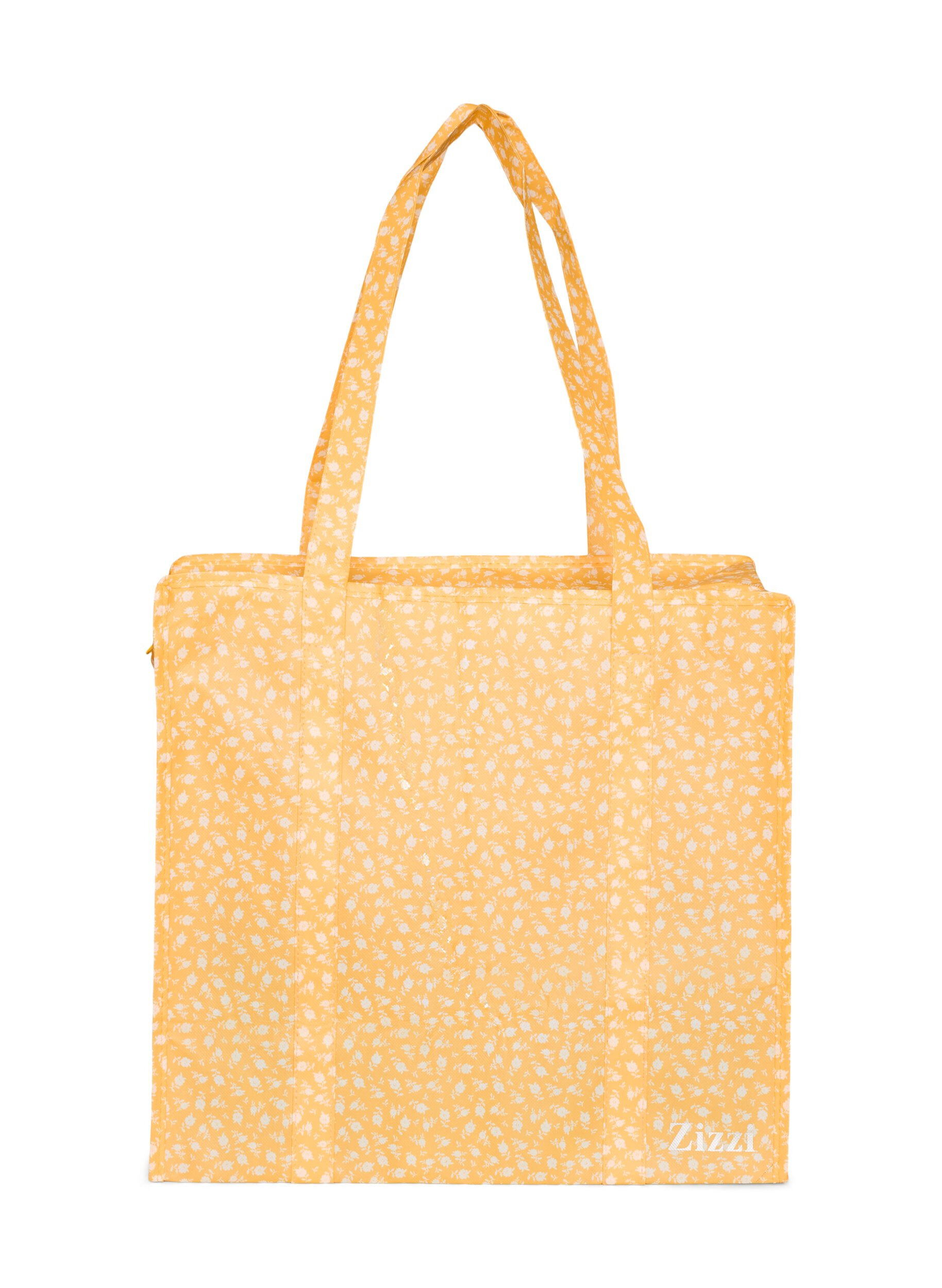ZizzifashionShopping bag with zipper, Orange, Packshot image number 0
