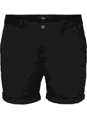 Cotton shorts with pockets