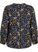 FLASH - Long sleeve blouse with print, Black Splash AOP, Packshot image number 1