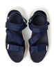 Comfortable sandal with Velcro and arch support, Blue, Packshot image number 2