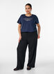 T-shirt with motif, Blue, Model image number 1
