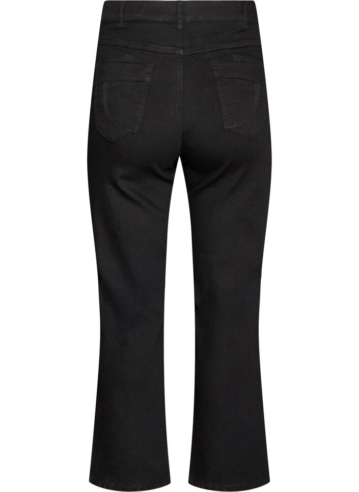Regular fit Gemma jeans with a high waist, Black, Packshot image number 1