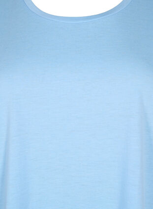 Short sleeve cotton blend T-shirt, Serenity, Packshot image number 2