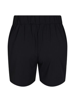 Shorts with pockets and loose fit, Black, Packshot image number 1