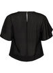 Blouse with balloon shape and wing sleeves, Black, Packshot image number 1