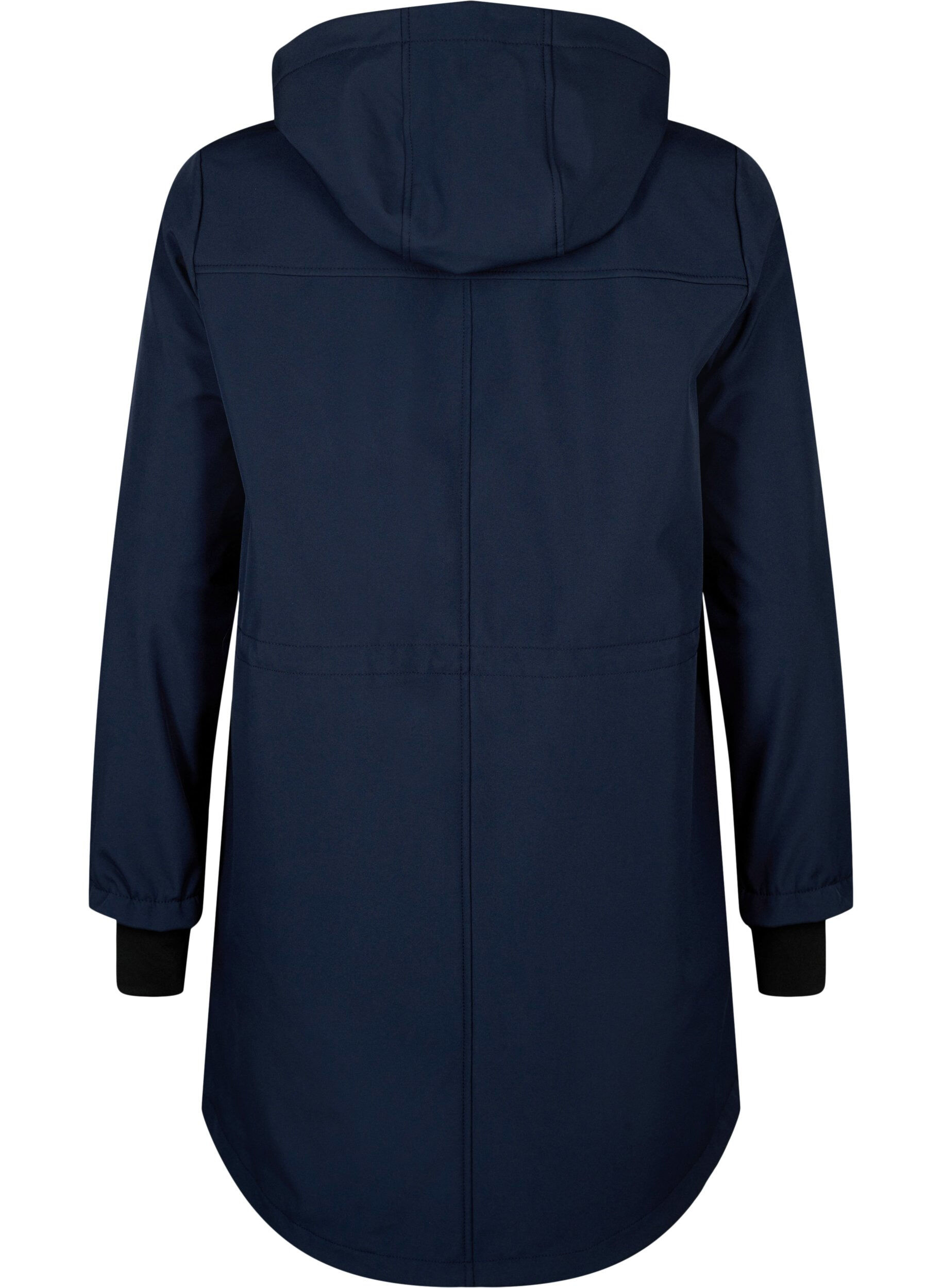ZizzifashionSoftshell jacket with detachable hood, Blue, Packshot image number 1