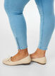 Cropped Amy jeans with a zip, Light Blue, Model image number 2