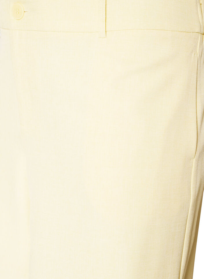 Loose high-waisted Bermuda shorts, Yellow, Packshot image number 2